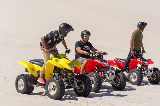 30 minutes Quad Biking, FREE Sandboarding and Content Creation - Sandboarding is included, but the permit is not