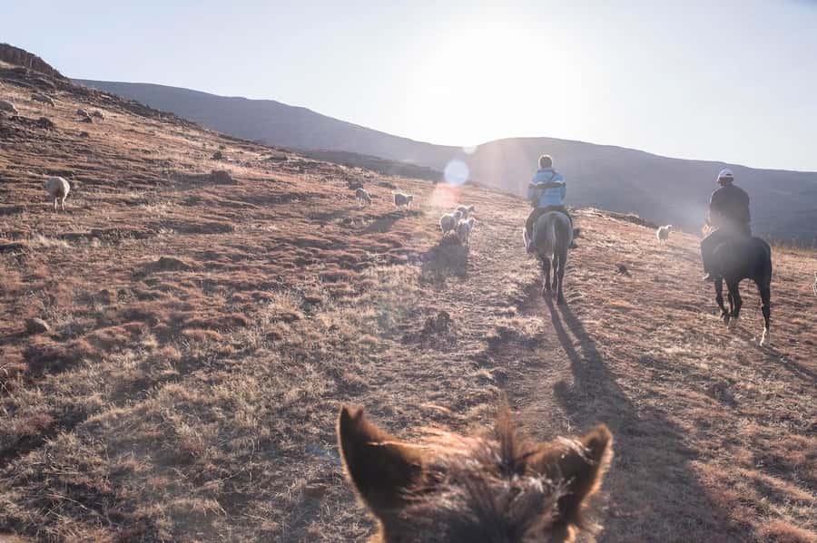 4x4 into Lesotho From Underberg - Horse Ride / Village Life - A Basotho village visit, with an important caveat