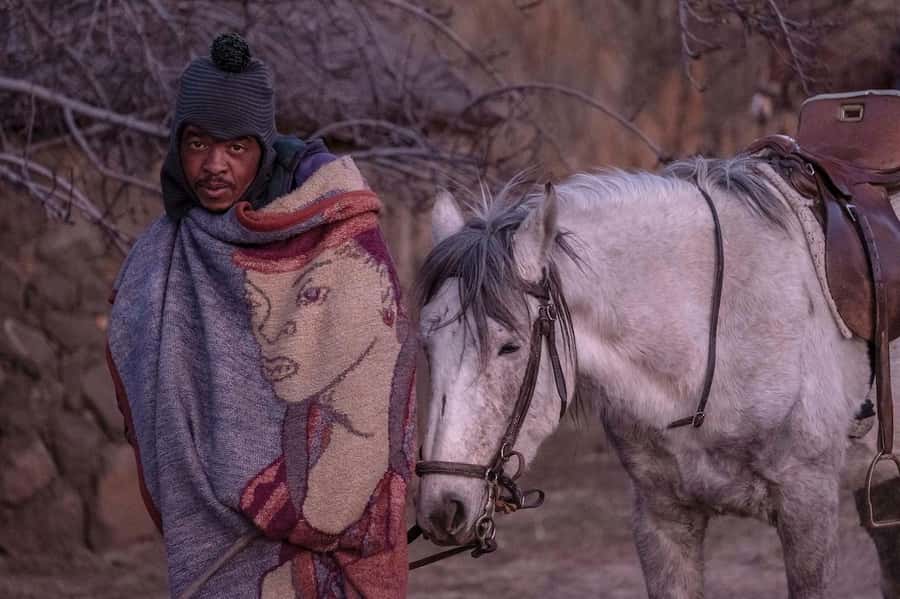 4x4 into Lesotho From Underberg - Horse Ride / Village Life - The return over Sani Pass