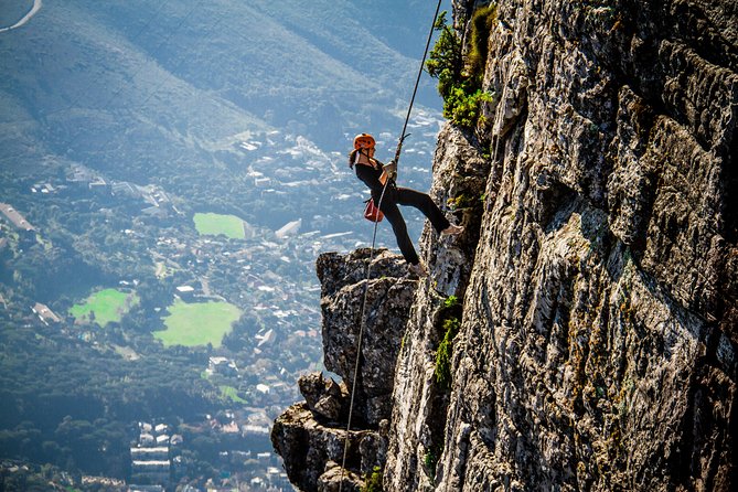 Abseiling Table Mountain - Starting at the Table Mountain cableway