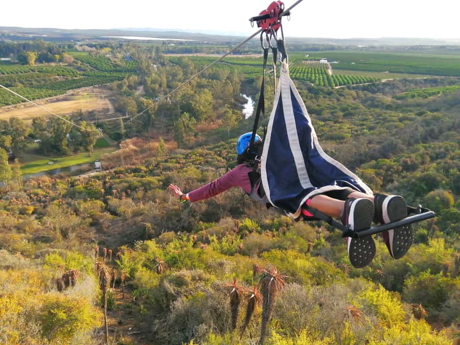 Adrenalin Addo Adventure Park: Superman Zipline - Reaching the Superman launch platform