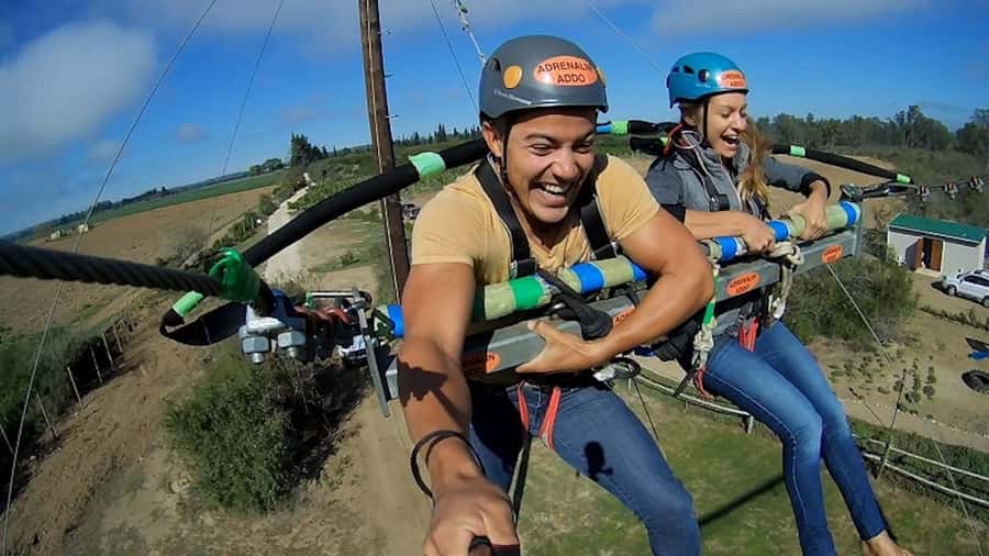 Adrenalin Addo Adventure Park: Zip Line and Giant Swing - Reaching Adrenalin Addo through the Sundays River Valley