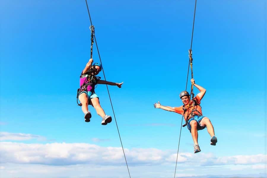 Adrenalin Addo Adventure Park: Zip Line and Giant Swing - Safety equipment and the role of the instructor