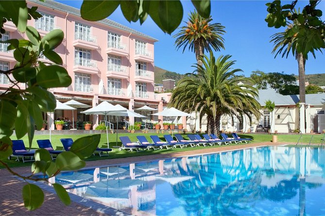Afternoon High Tea at Mount Nelson Hotel from Cape Town - The savory buffet: sandwiches, fruit, and empanadas