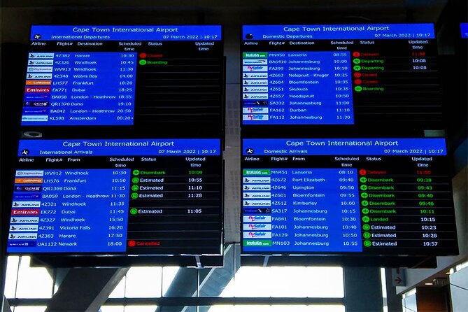 Airport Shuttle Transfer from Airport to Cape Town City Center - Drop-off limits and the meaning of city center