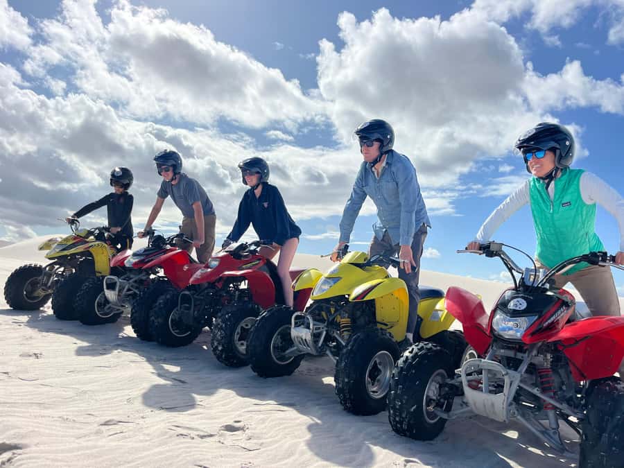 ATV Atlantis dunes: PHOTOSHOOT & VIDEOS - The safety briefing comes first