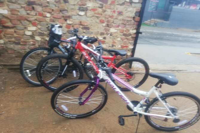 bicycle tour soweto - Orlando Stadium and the Soweto Towers
