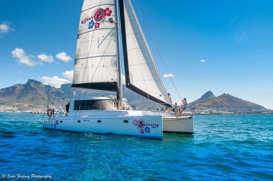 Cape Town: 1.5-Hour Luxury Sunset Cruise with Prosecco - Leaving the V&A Waterfront beside Sevruga