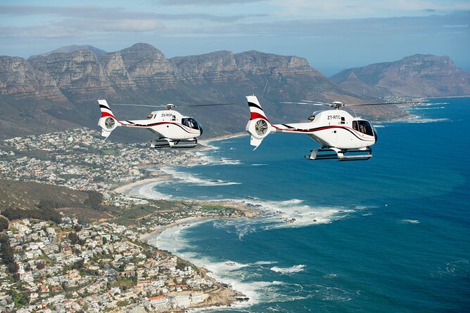 Cape Town: 25min Helicopter Flight with Complimentary Boat Cruise - Signal Hill, Cape Town Stadium, and the Atlantic coast
