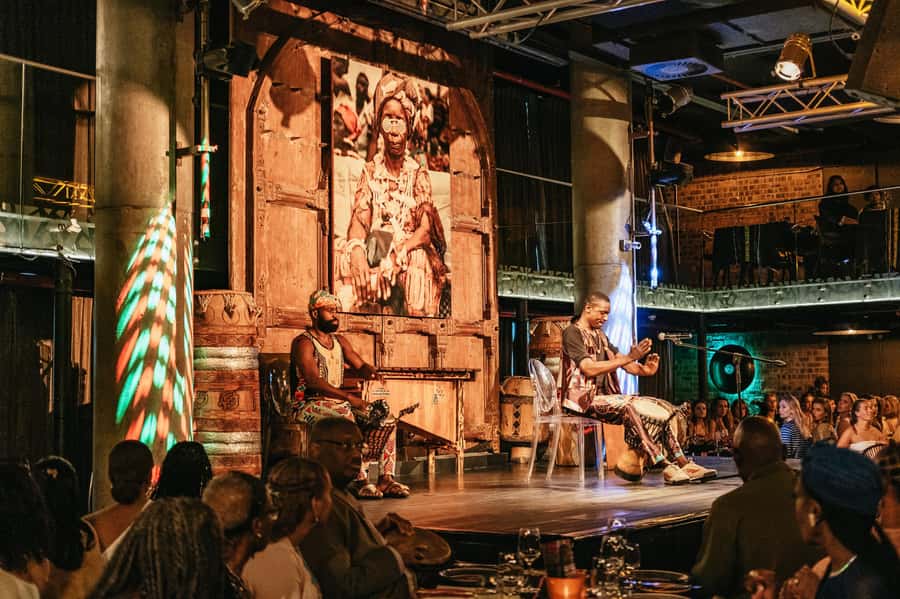 Cape Town: African Dinner, Drumming Experience with Transfer - When Mali puppets, singers, and dancers reach your table