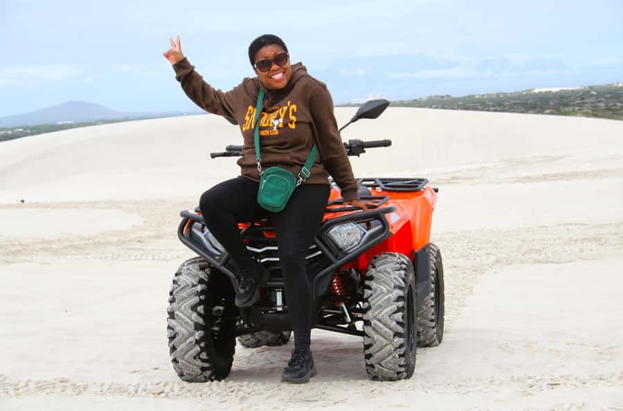 Cape Town: Atlantis Dunes Exclusive Private Quad Bike Tour - Riding the white dunes near Cape Town