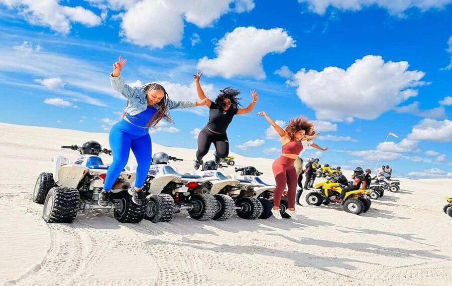 Cape Town: Atlantis Dunes Quad Bike Adventure with Photos - Learning to handle 50-meter sand slopes