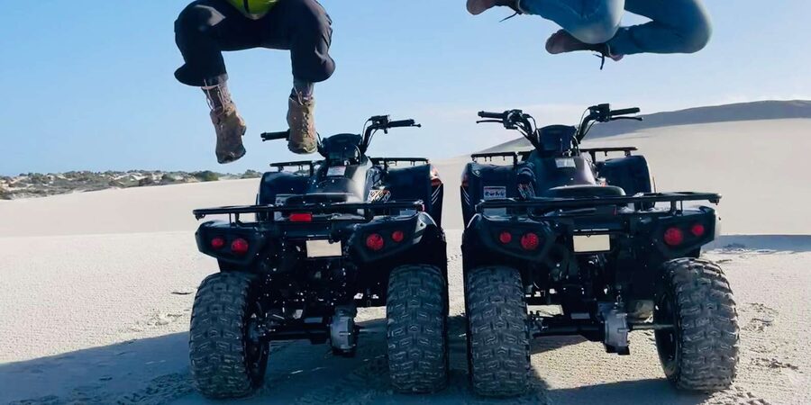 Cape Town: Atlantis Dunes Quad Bike & Free Sandboarding Tour - Riding the white dunes by quad bike