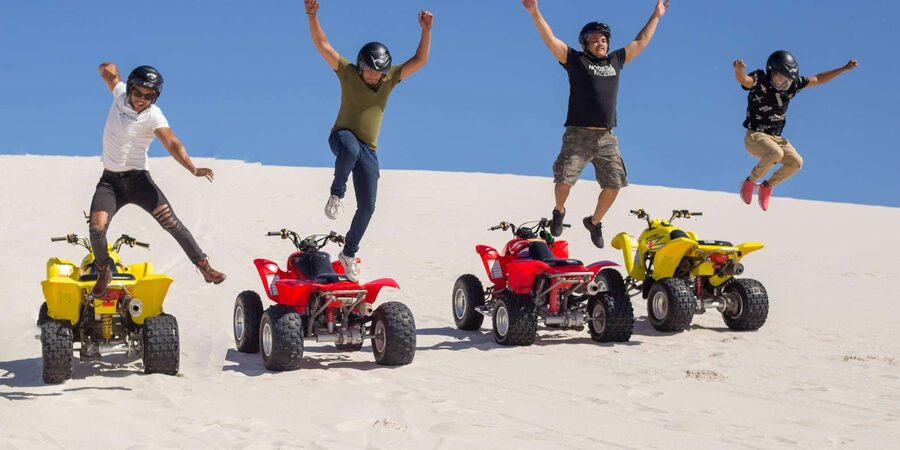 Cape Town: Atlantis Dunes Quad Bike & Free Sandboarding Tour - Sandboarding: free, fun, and harder than it looks