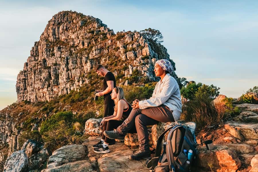 Cape Town: Guided Lion's Head Hike at Sunrise or Sunset - Reaching the summit and the 360-degree view