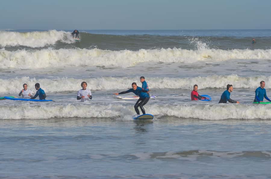 Cape Town:Learn to surf with the best view of Table Mountain - Steering left and right once you stand