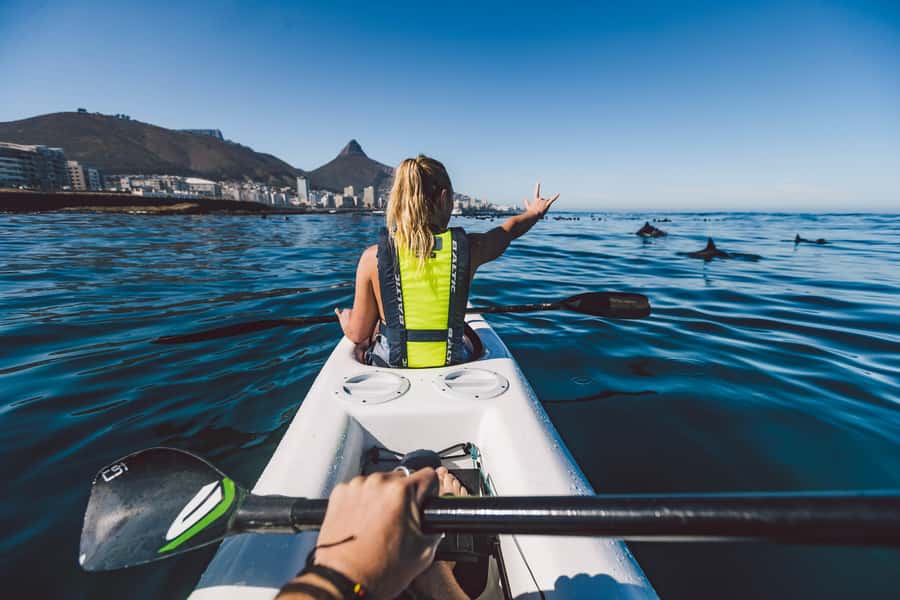 Cape Town: Marine Life Kayak Tour From the V&A Waterfront - The shipwreck and the changing coastline
