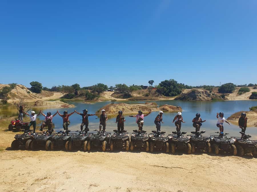 CAPE TOWN: QUAD BIKE FUN RIDE IN MELKBOS WITH WILD X - Handling the twisting bush trails