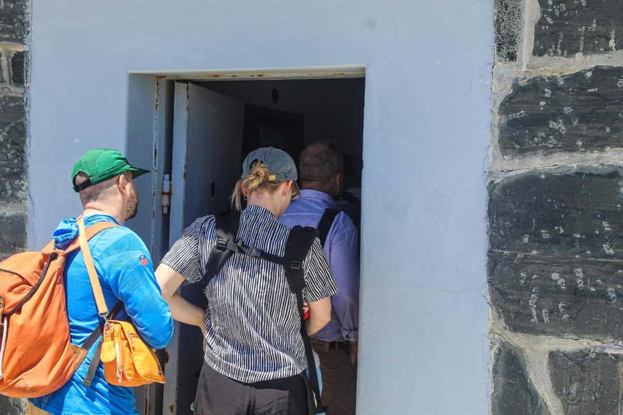 Cape Town: Robben Island Guided Tour ticket & guided tour - Entering the maximum-security prison