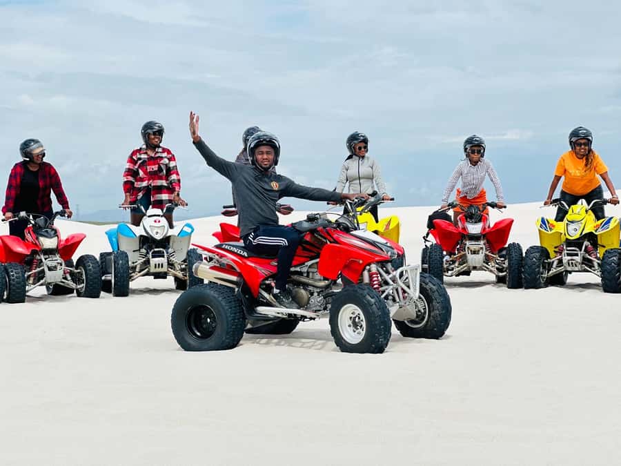 Cape Town Sand Dunes ATV Quad bike tour & PHOTOS - About 50 minutes on the quad bike