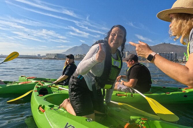 Cape Town Sea Kayaking Adventure launching from V&A Waterfront - How the guide affects your experience