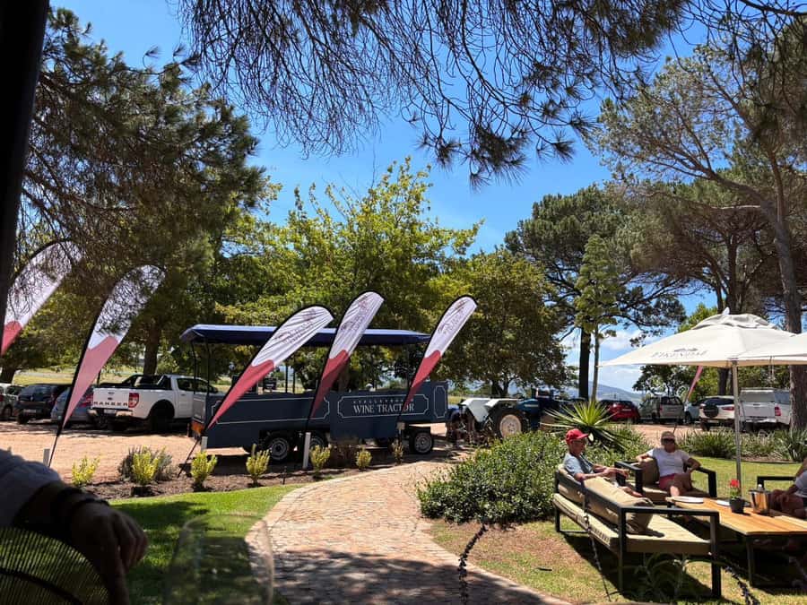 Cape Town: Stellenbosch Hop-On Hop-Off Tractor Transfer - The first tractor ride through the vineyards