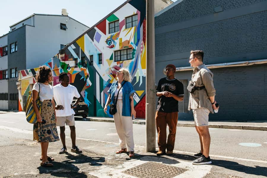 Cape Town: Street Art Walking Tour in Woodstock - The Woodstock Exchange and the first murals