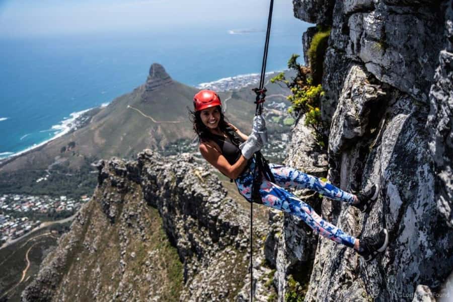 Cape Town: Table Mountain Abseiling Experience - The rocky walk back to the mountaintop