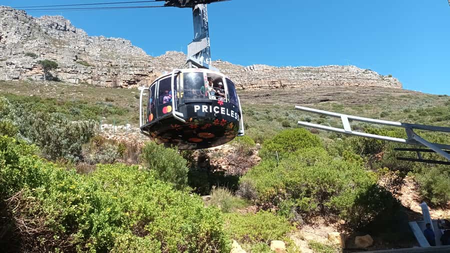Cape Town: Table Mountain Cable Car Ticket - The cable car ride to the summit