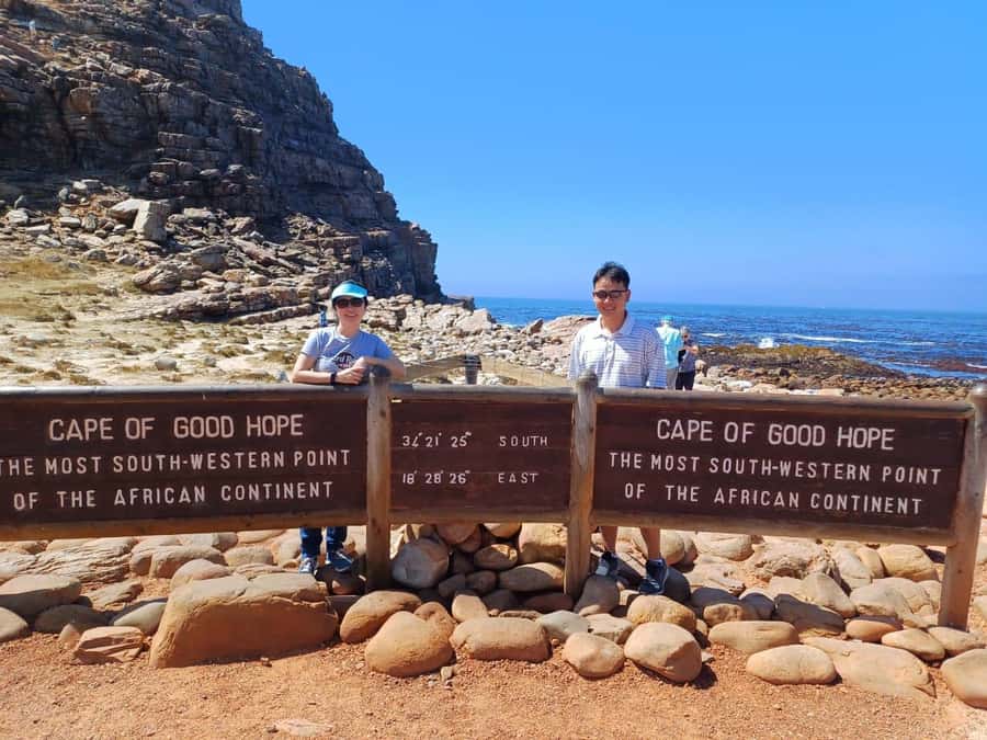 Cape Town Table Mountain Penguins & Cape Point All-inclusive - Maiden’s Cove frames the Twelve Apostles