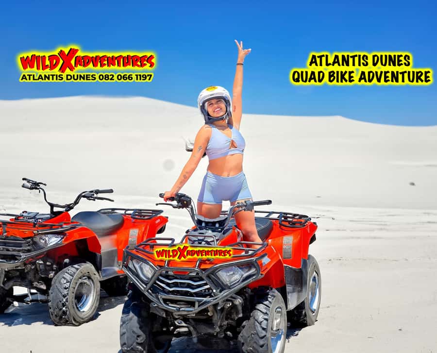 Cape Town: WILDX Atlantis Quad Dune Adventure and Photo Stop - The yellow trailer is your first checkpoint