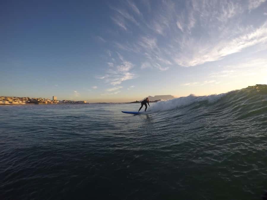 Catch your first waves in Cape Town - The pop-up, wave reading, and paddling are the real value