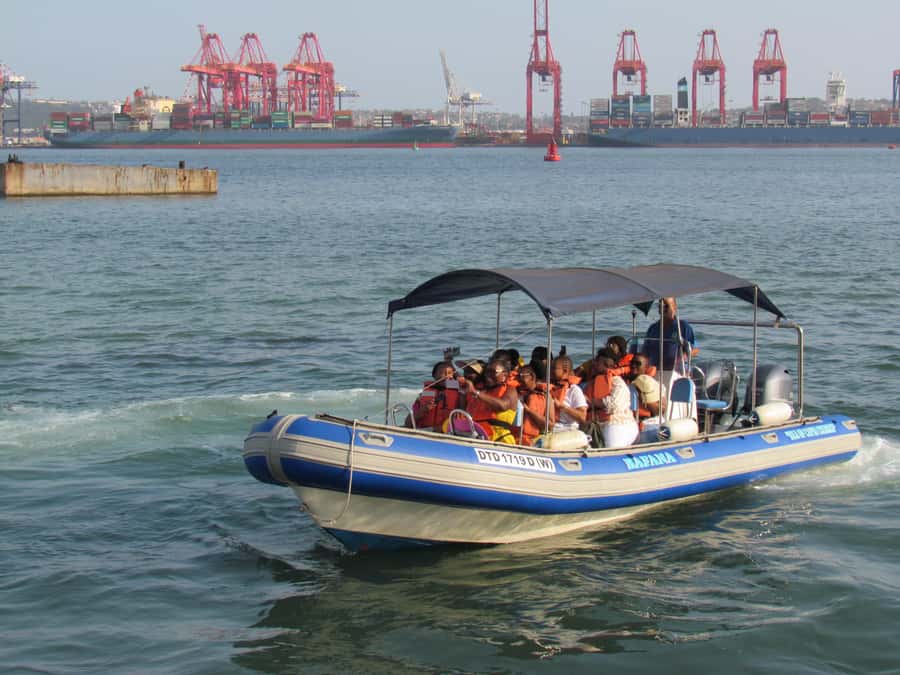 Durban: 1-Hour Boat Cruise from Wilson's Wharf - How Rough Water Changes the Experience