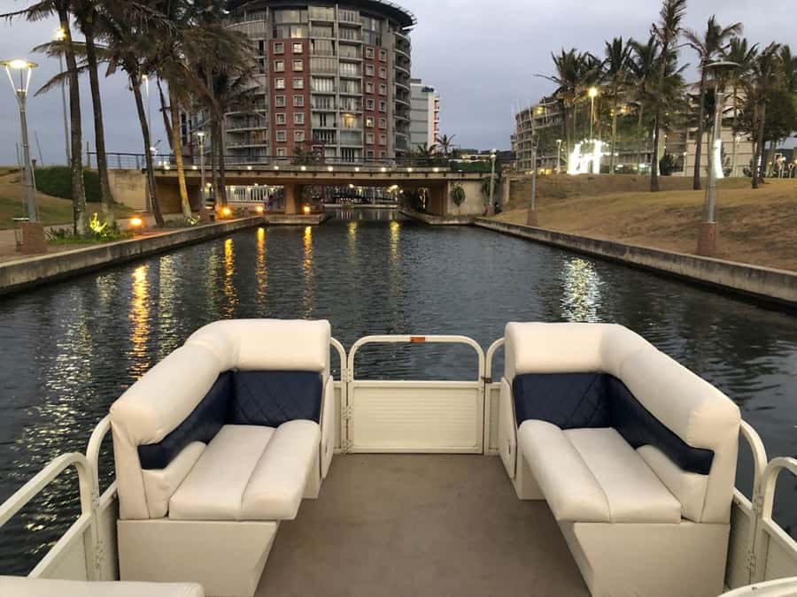 Durban Point Waterfront: Luxury Canal Boat Cruise - Why a short canal cruise works in Durban