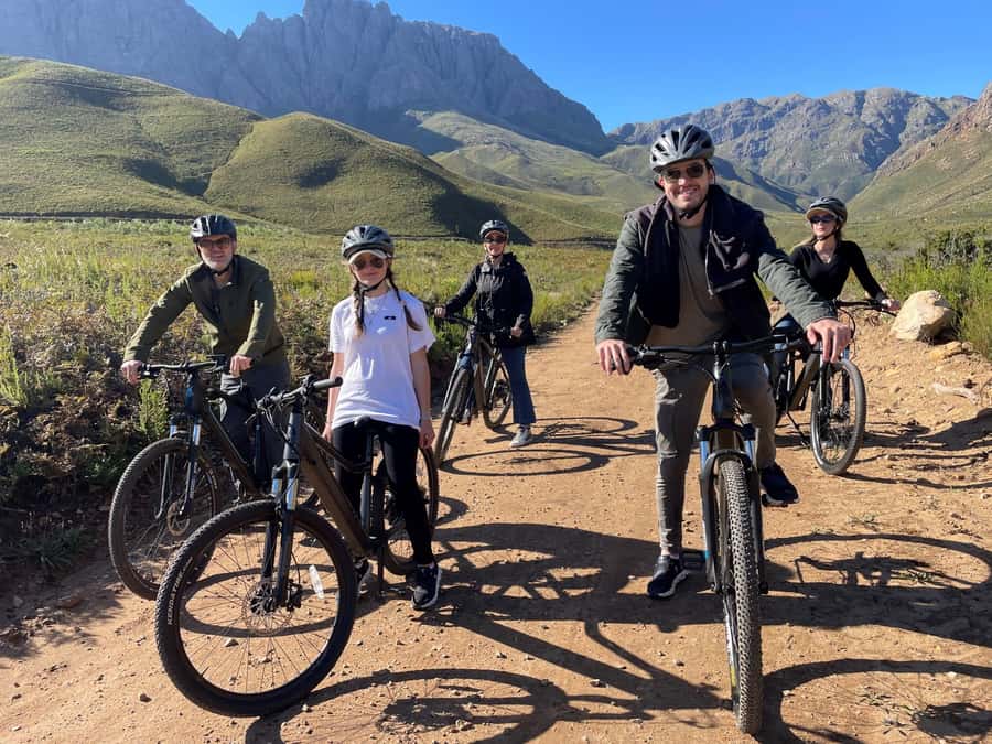 E-Bike & Hike Jonkershoek - Fynbos, mountain views, and sugar birds