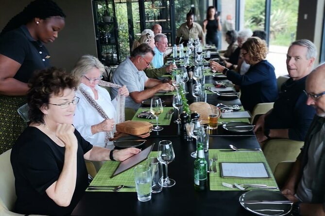 Explore the Cape Winelands with Lwafika Tours and Transfers - Fairview in Paarl: goat cheese, wine, and mountain views