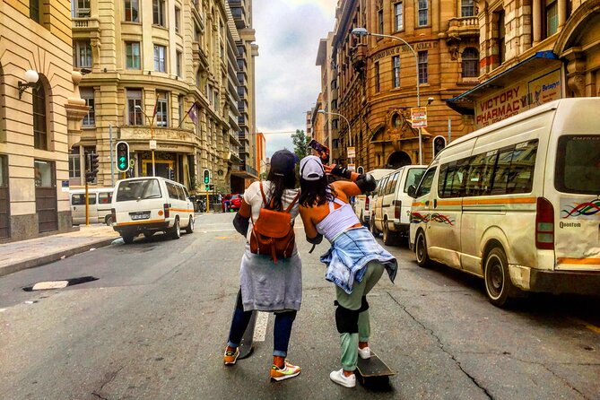 Exploring Johannesburg through Skateboarding - incl. skate lesson for beginners! - Maboneng: Street Art, Food, and a Neighborhood in Motion