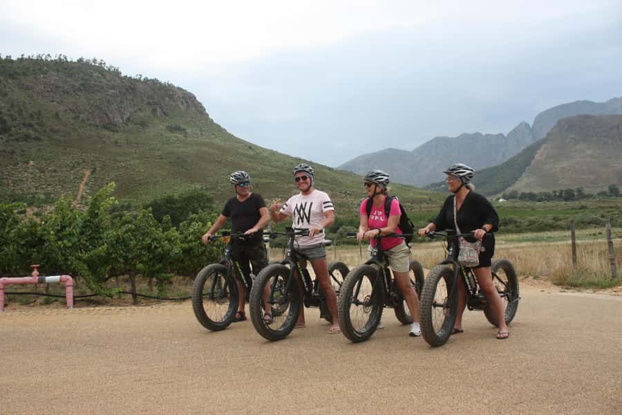 Franschhoek: E-Bike Guided Winery Tour - The final 20-minute ride back