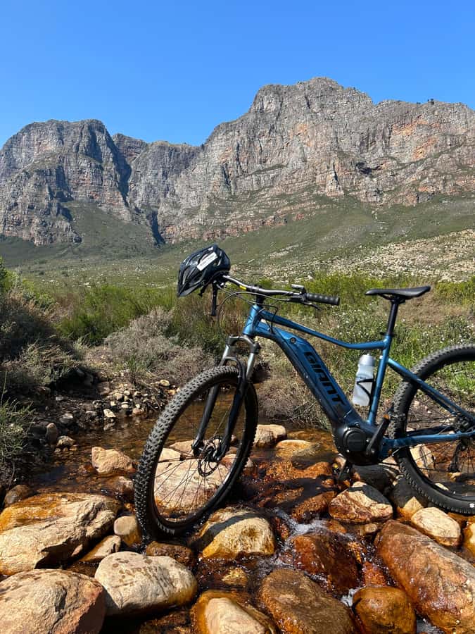 Franschhoek: Private E-bike Ride & Wine Experience - La Bri finishes with a guided wine pairing