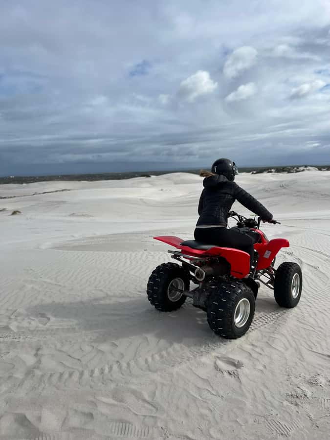 From Cape Town: Quad Bike Sand Dunes, Transport Included - One hour on the quad bike: what the ride feels like