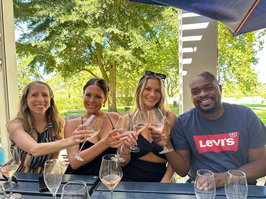 From Cape Town: Stellenbosch Four Estate Full-Day Wine Tour - Estate two: wine with cheese and local bites