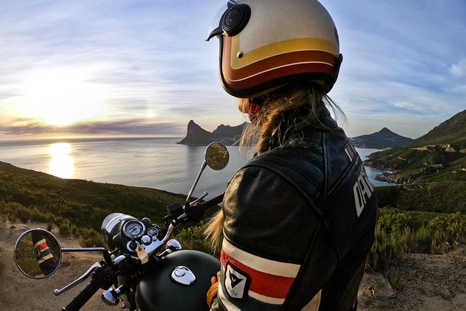 Full Day Cape Peninsula Motorcycle Tour on a Royal Enfield - Boulders Beach and the African penguins