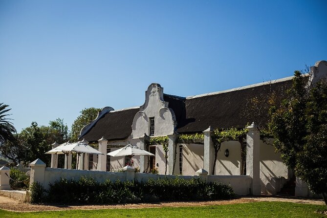 Full Day Small Group Wine Tour Cape Town and Stellenbosch - Simonsig starts with bubbles and biltong