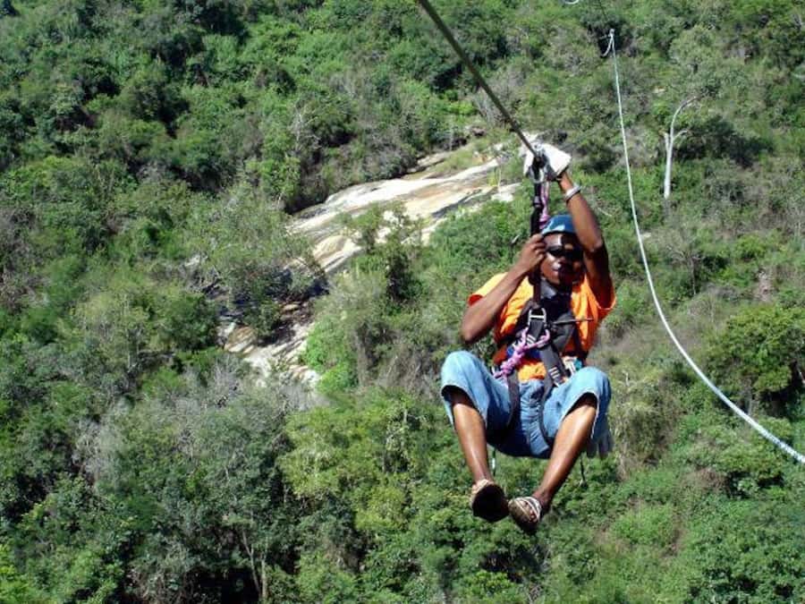 Hazyview: 2.5-Hour Sabie River Zip Line Experience - Riding into the Sabie River valley