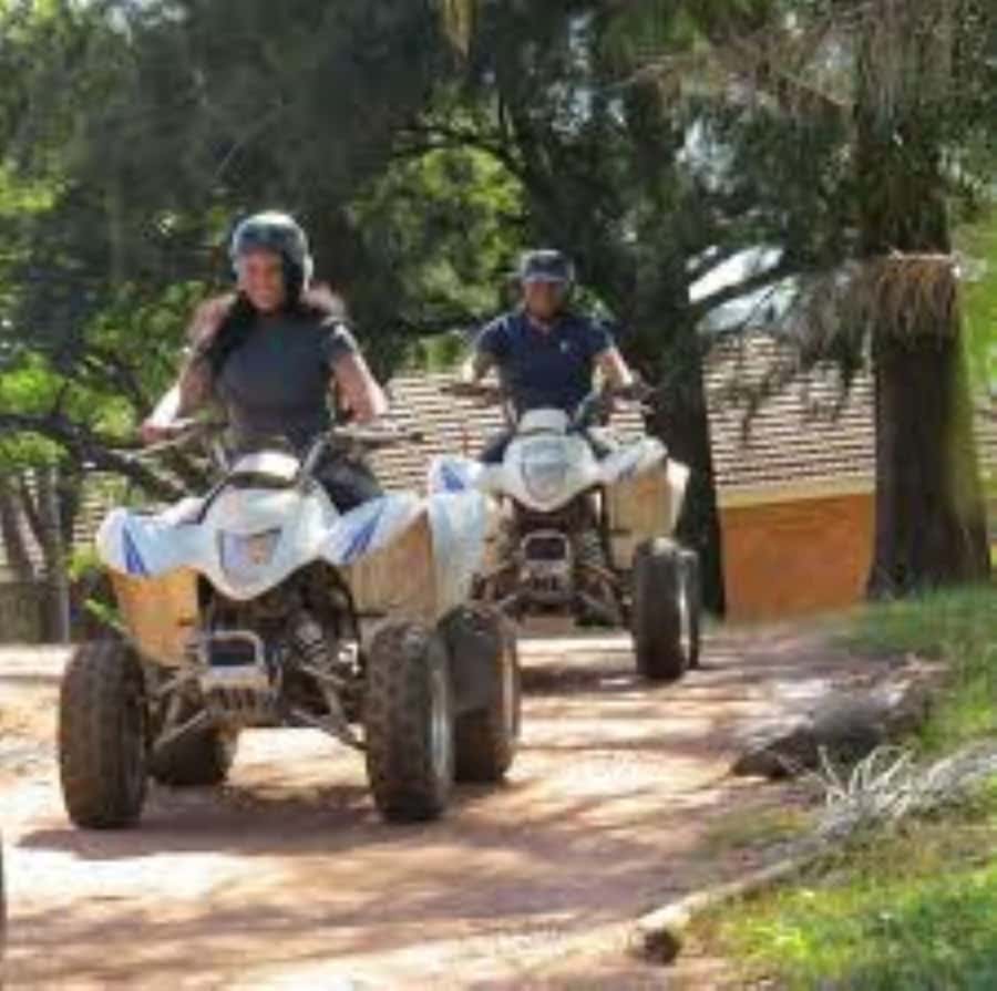 Hazyview: Guided Macadamia Plantation and Forest Quad Safari - Learning the quad before the forest ride