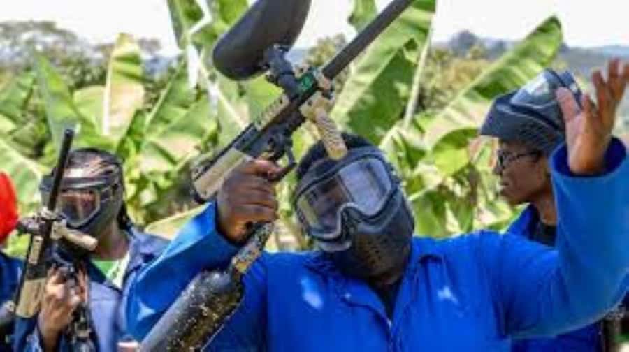 Hazyview : Paintball Target Shooting - What the Hazyview paintball session is really like