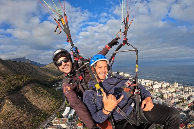 Hi5 Tandem Paragliding Cape Town - The takeoff and flight itself