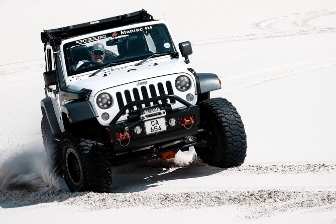 Jeep Dune Adventure Tour, Cape Town - Riding an open-top Jeep across the dunes