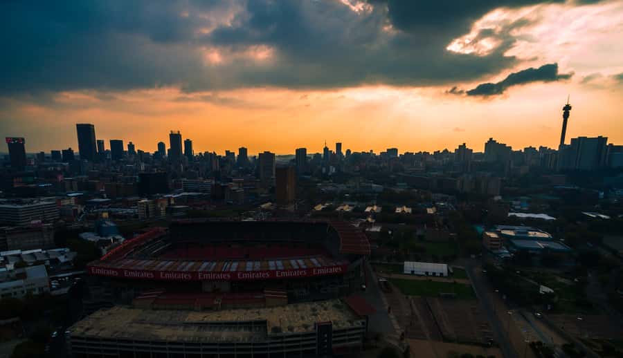 Johannesburg and Soweto Night Tour - Downtown Johannesburg after dark