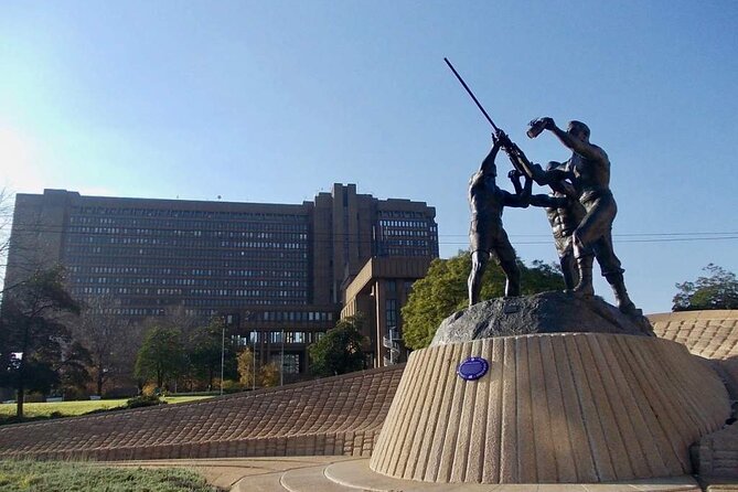 Johannesburg City Evolution, Arts and Museums Walking Tour - Crossing Nelson Mandela Bridge